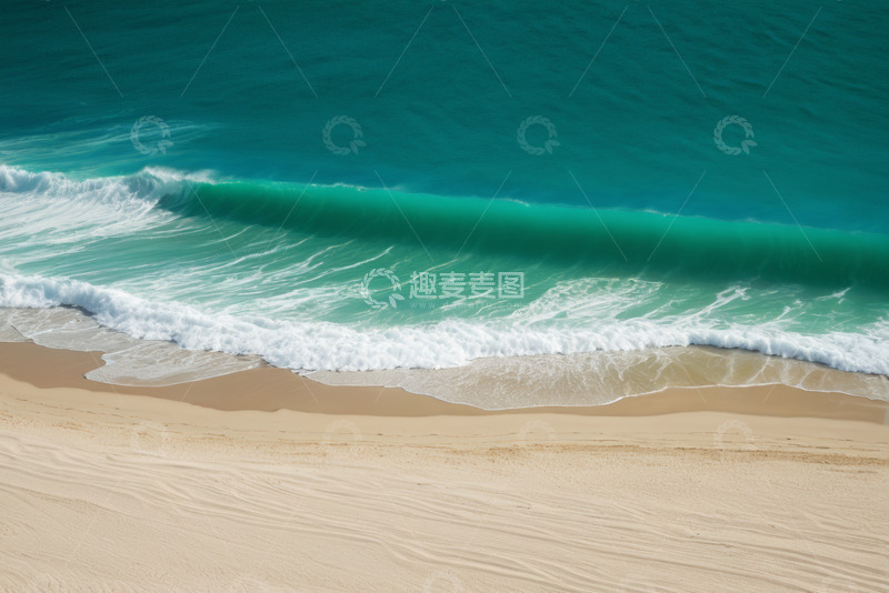 高清大图下载【趣麦麦图】海滩海浪与沙滩景观