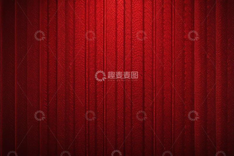 高清大图下载【趣麦麦图】红色窗帘背景素材