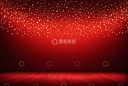 红色背景粒子光斑素材