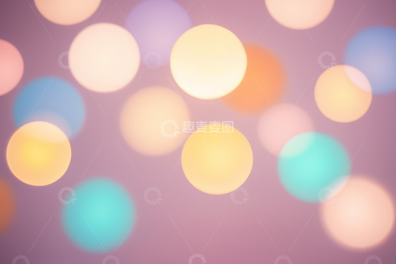 高清大图下载【趣麦麦图】梦幻彩色光斑背景素材