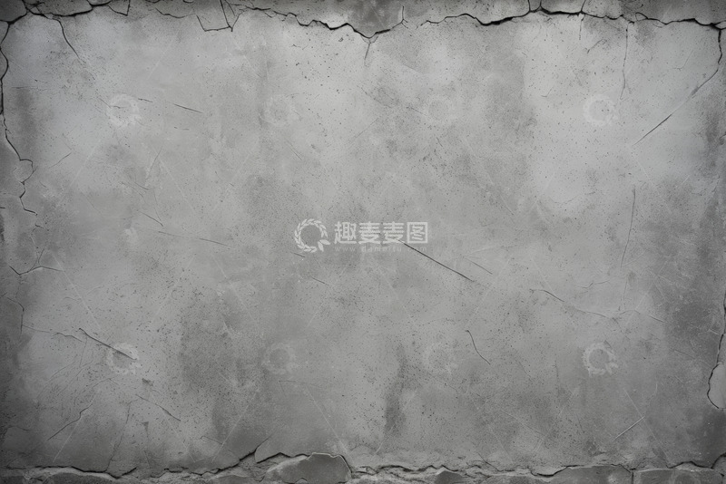高清大图下载【趣麦麦图】灰色裂纹墙面背景纹理