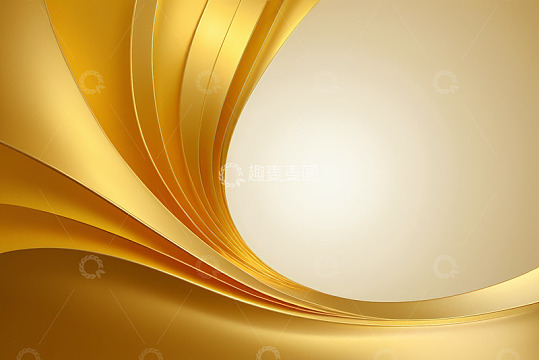 金色曲线背景设计素材