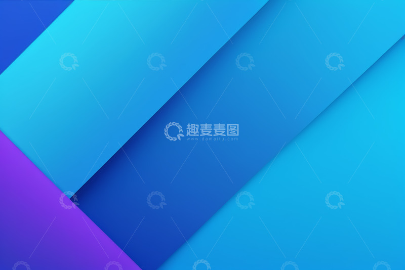 高清大图下载【趣麦麦图】蓝紫色几何图形背景