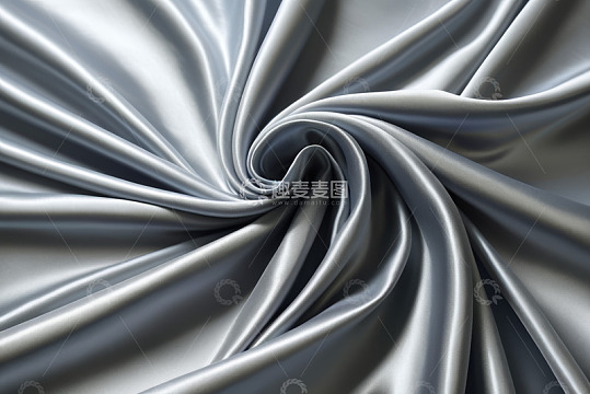 银灰色丝绸布料纹理