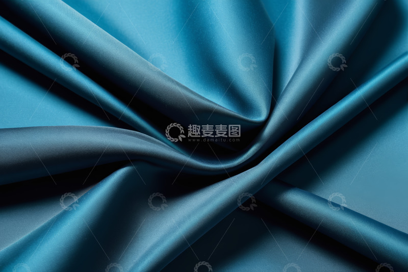 高清大图下载【趣麦麦图】蓝色柔软织物特写