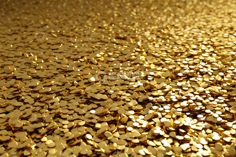 高清大图下载【趣麦麦图】铺满画面的金色亮片