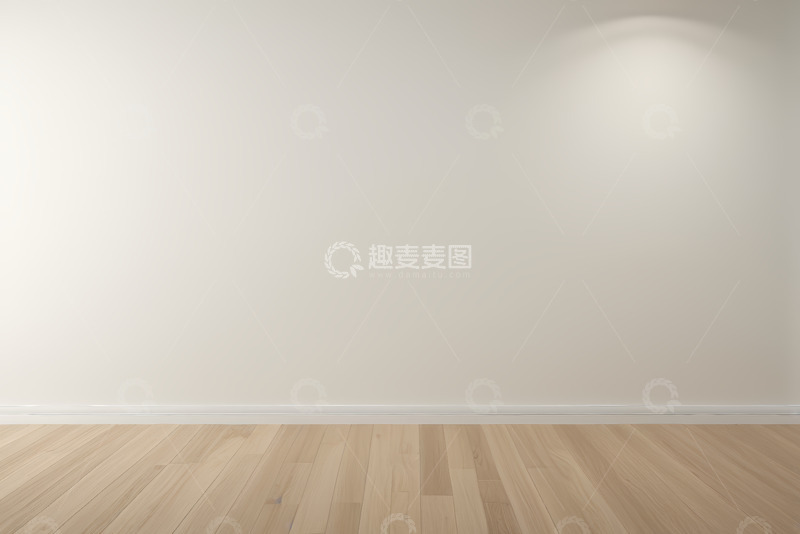 高清大图下载【趣麦麦图】室内空白墙面与木地板场景