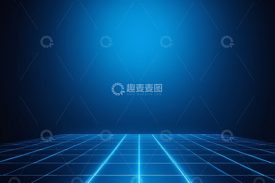 蓝色渐变科技感背景