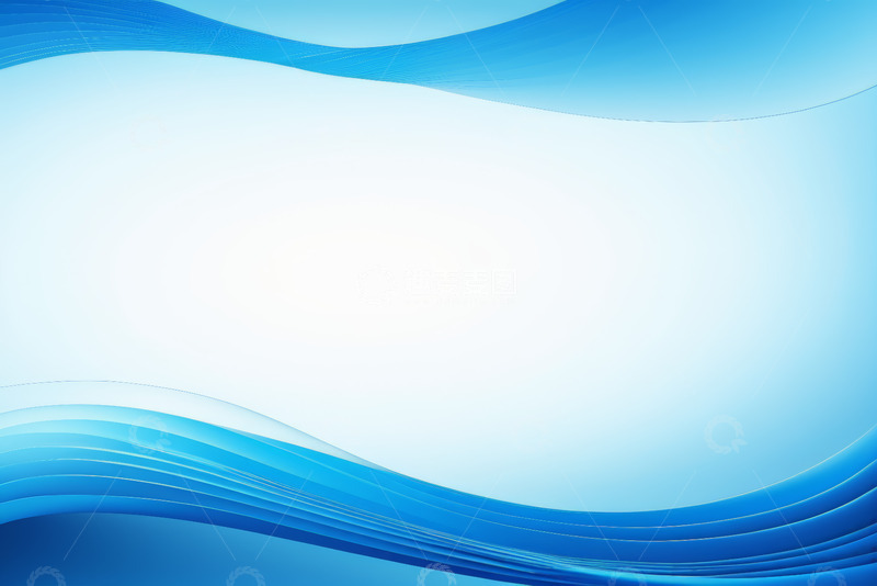 高清大图下载【趣麦麦图】蓝色抽象波浪背景素材