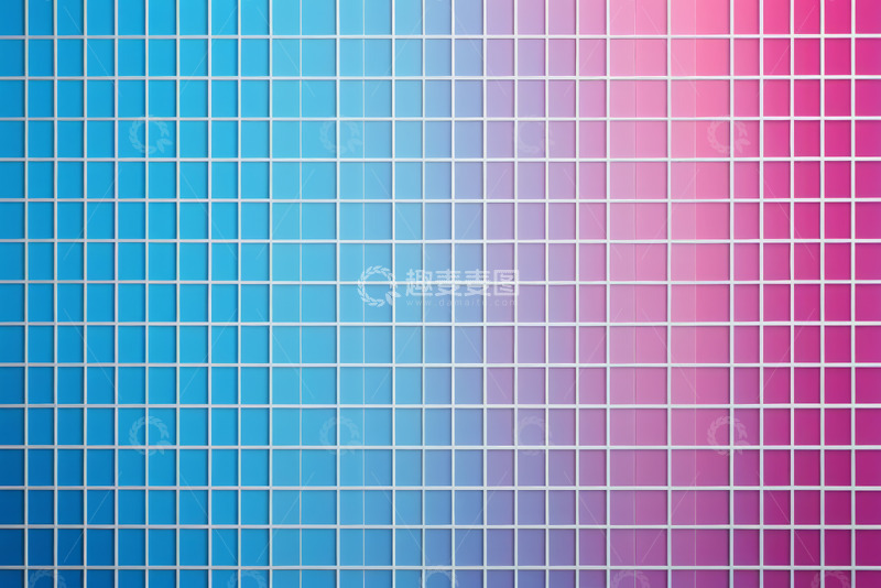 高清大图下载【趣麦麦图】渐变色彩网格背景图案