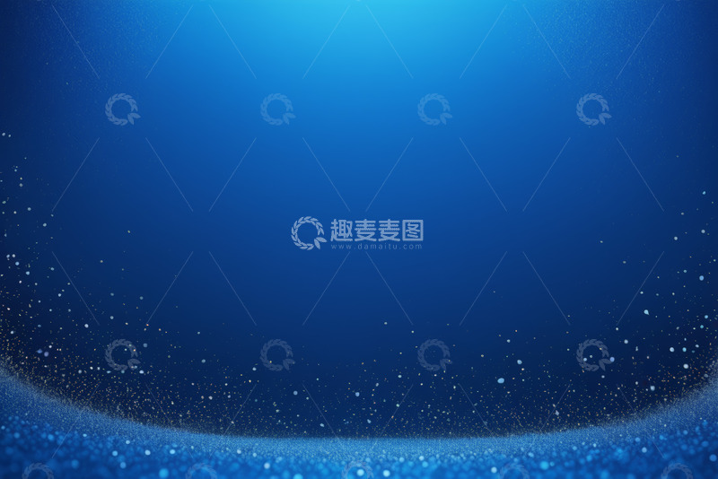 高清大图下载【趣麦麦图】蓝色抽象粒子背景