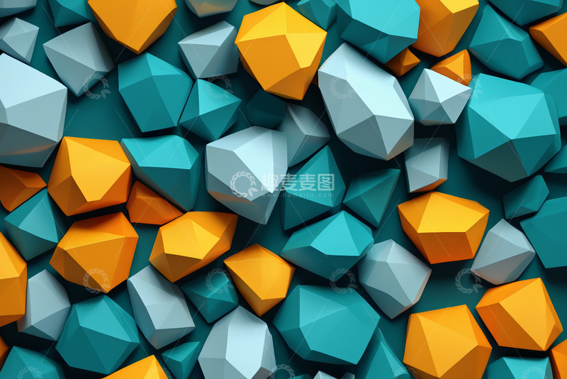 高清大图下载【趣麦麦图】几何形状抽象背景图案