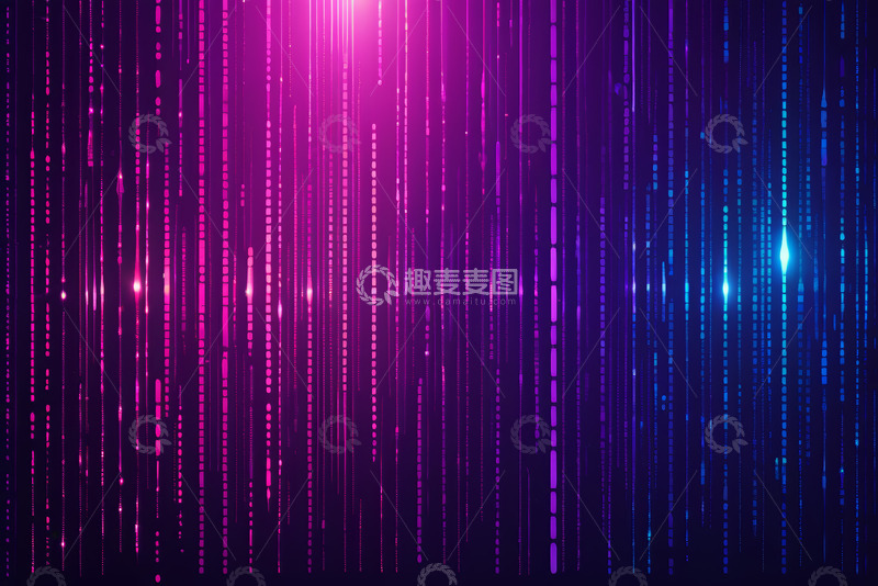 高清大图下载【趣麦麦图】科技感发光抽象背景