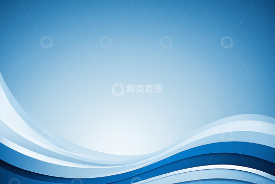蓝色抽象波浪背景素材