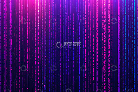 紫蓝色发光数字背景