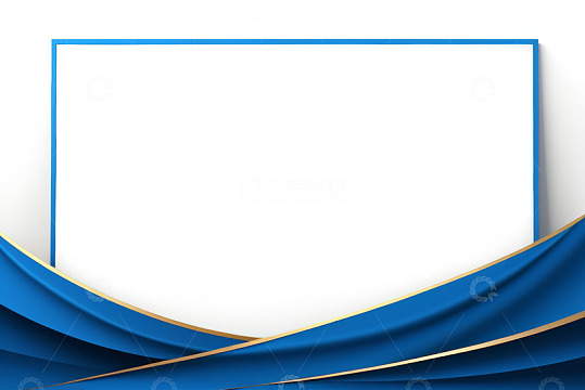 蓝色边框背景素材