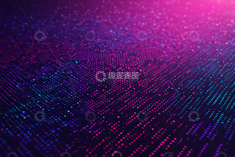 高清大图下载【趣麦麦图】科技感发光抽象背景图