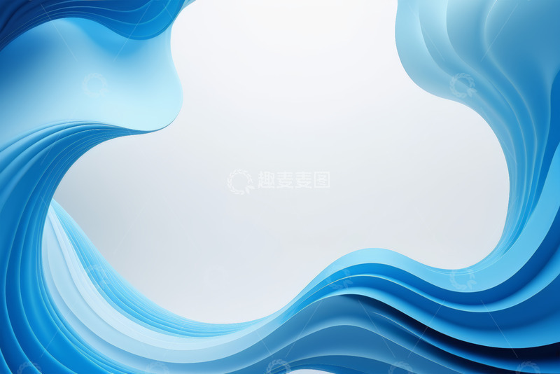 高清大图下载【趣麦麦图】蓝色抽象背景设计素材
