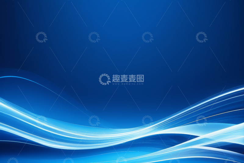 高清大图下载【趣麦麦图】蓝色抽象背景设计素材