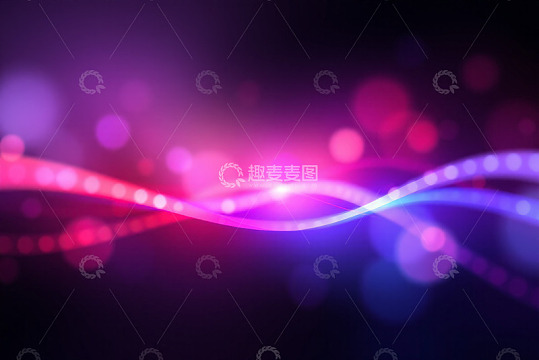 紫色发光抽象背景素材