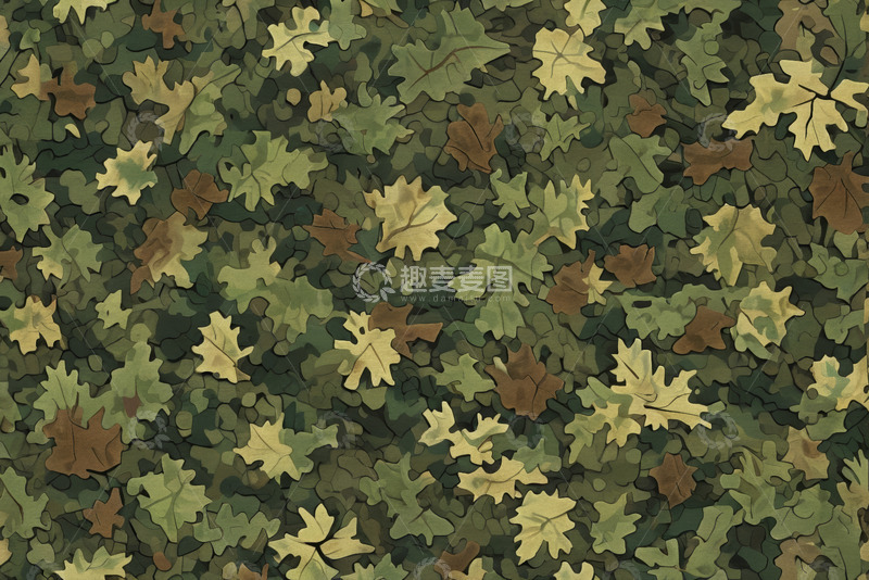 高清大图下载【趣麦麦图】树叶图案背景素材