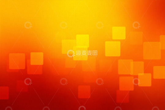 橙红色方块模糊背景素材