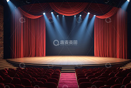 剧院舞台及观众席场景