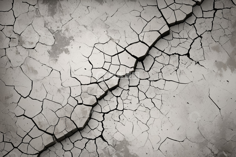 高清大图下载【趣麦麦图】干裂土地纹理特写