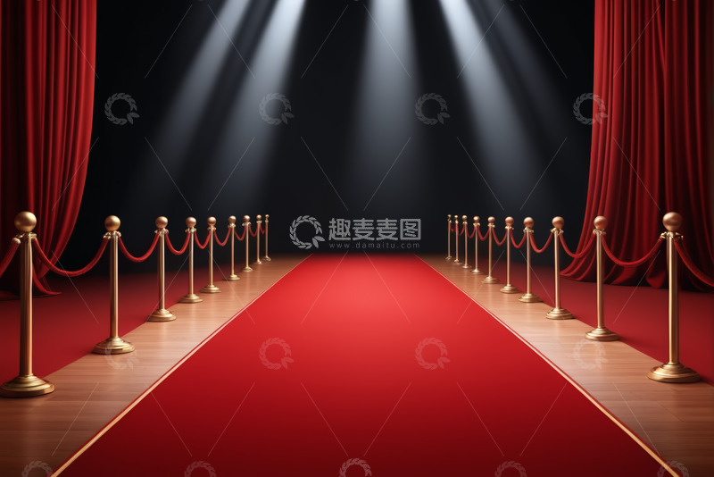 高清大图下载【趣麦麦图】红地毯舞台场景