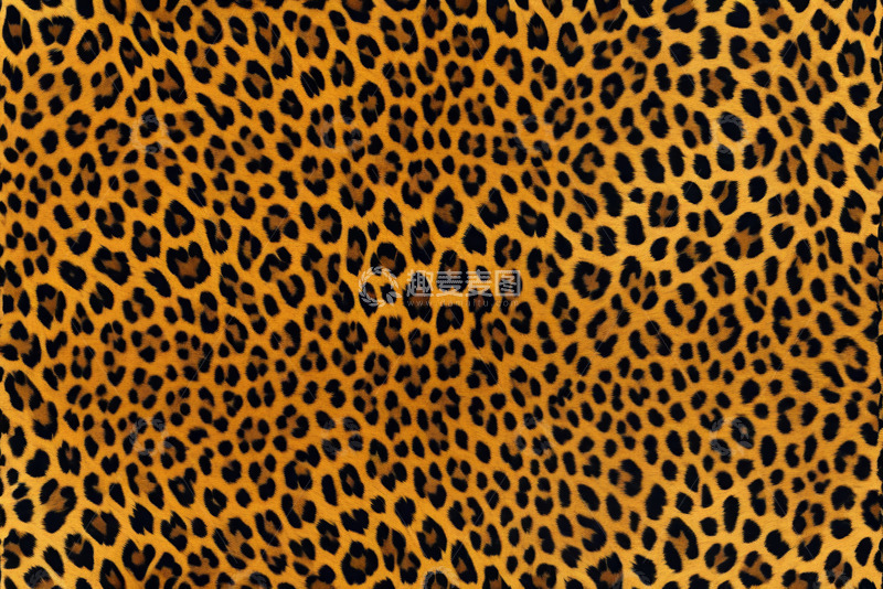 高清大图下载【趣麦麦图】豹纹纹理背景素材