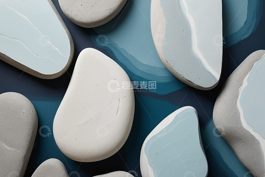 抽象艺术风格石头背景图案
