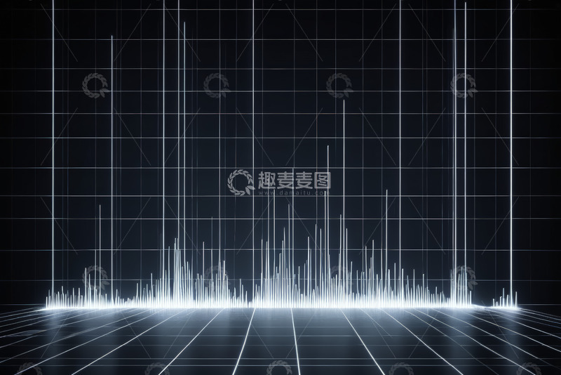 高清大图下载【趣麦麦图】蓝紫色抽象流体背景素材