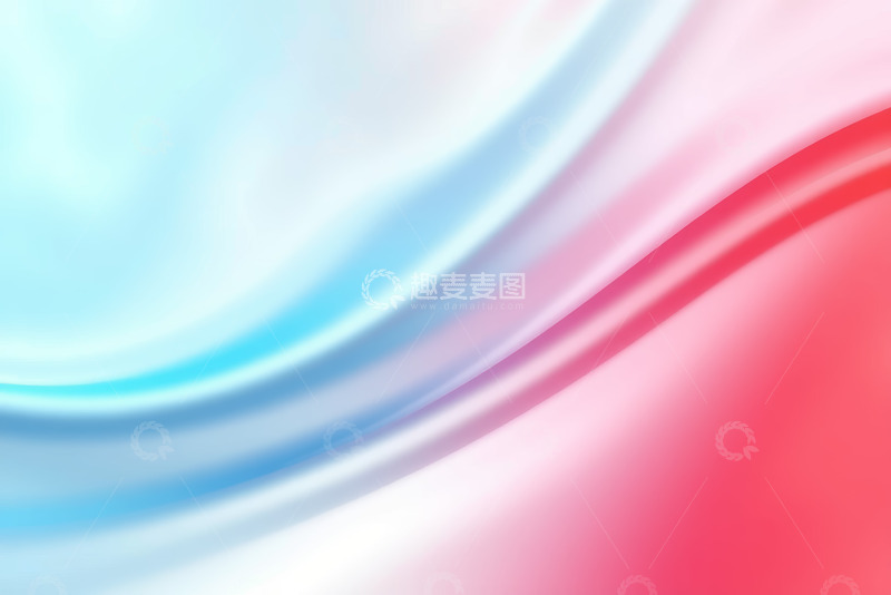 高清大图下载【趣麦麦图】蓝绿色渐变波浪背景