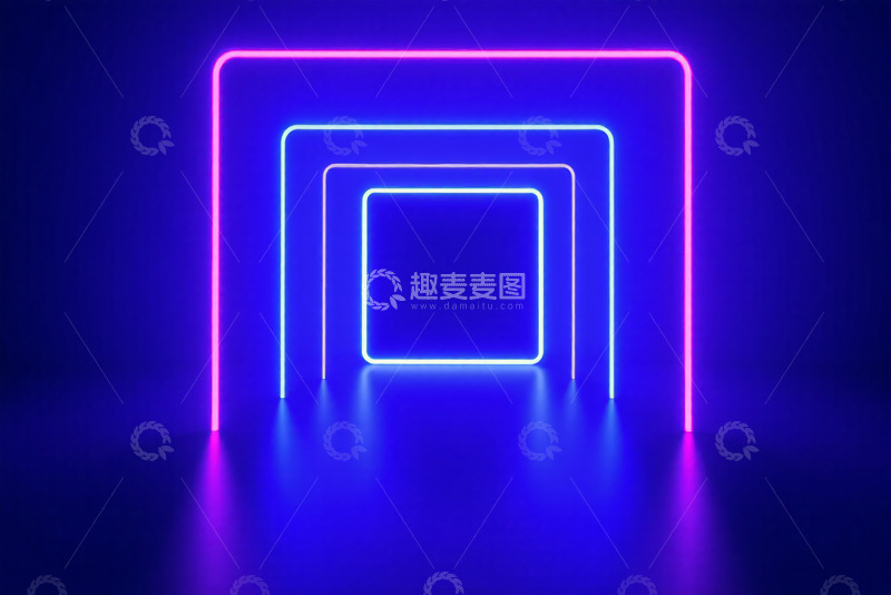 高清大图下载【趣麦麦图】蓝白色流体艺术纹理图案