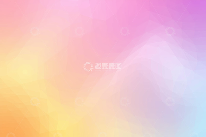 高清大图下载【趣麦麦图】粉紫色渐变低多边形背景