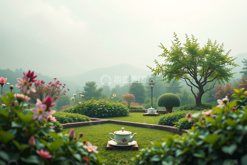 高清大图下载【趣麦麦图】蓝色海洋波浪画面