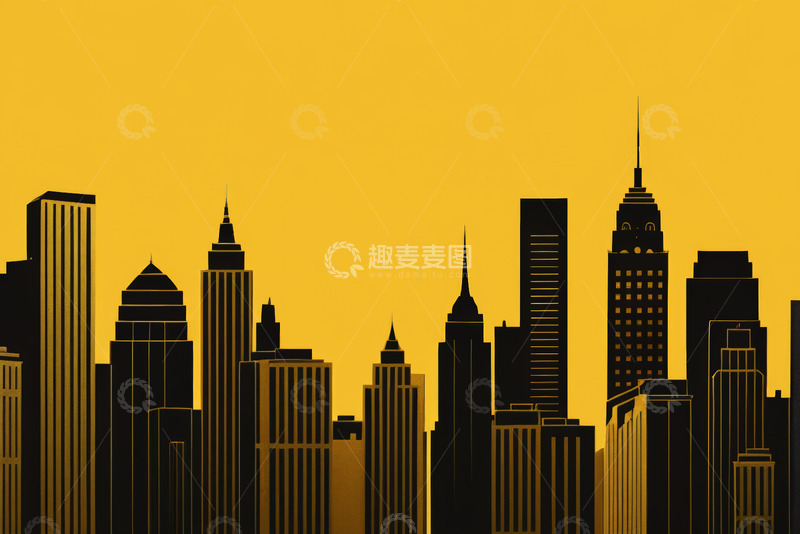 高清大图下载【趣麦麦图】蓝天白云下的山脉景观