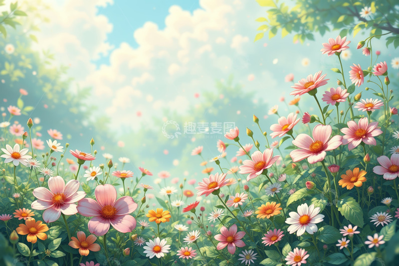 高清大图下载【趣麦麦图】森林中的林荫小路风景