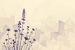 自然景观与建筑融合插画