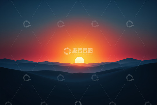 科幻风格发光走廊场景