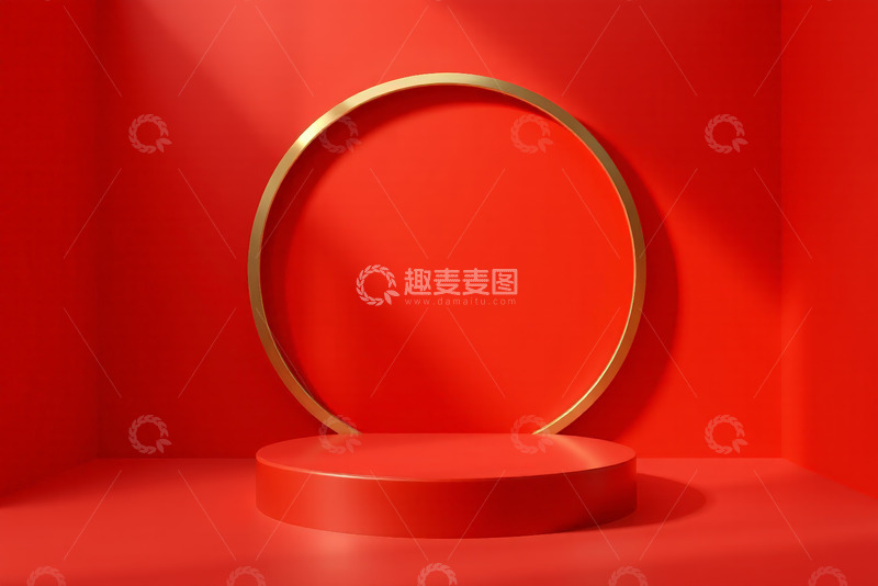 高清大图下载【趣麦麦图】蓝色背景卡通动物与日出画面