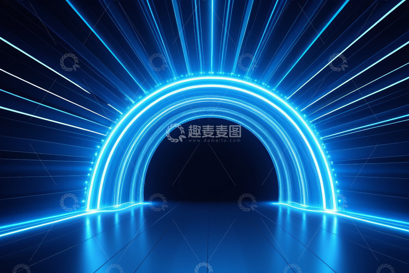 高清大图下载【趣麦麦图】红色背景舞台展示台