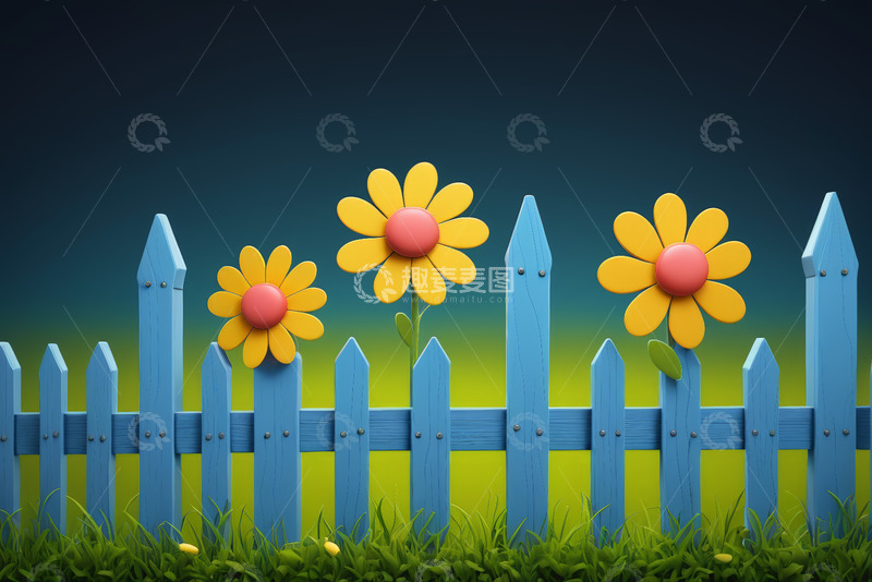 高清大图下载【趣麦麦图】蓝色渐变背景