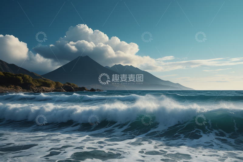 高清大图下载【趣麦麦图】多彩花卉图案插画