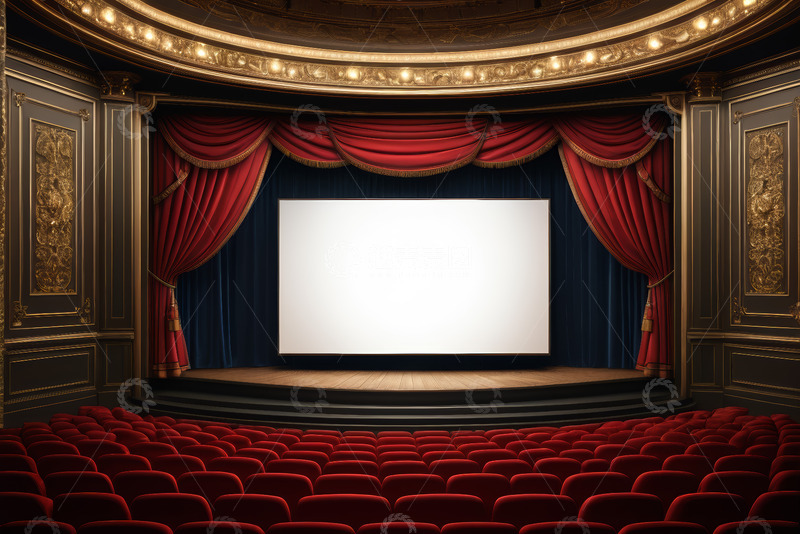 高清大图下载【趣麦麦图】梦幻星空下的蓝色波浪景观