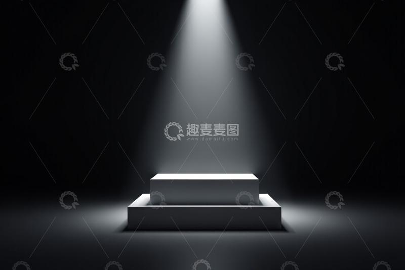 高清大图下载【趣麦麦图】夜空湖面绽放的烟花景象