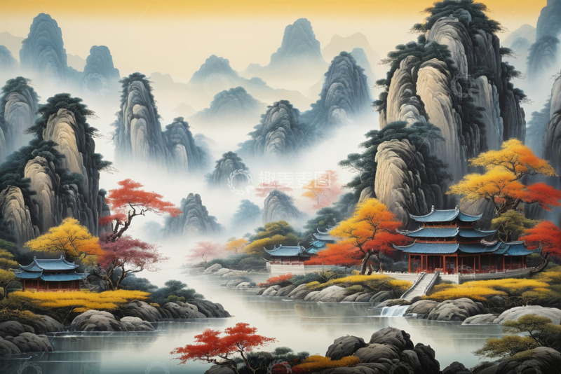 高清大图下载【趣麦麦图】现代风格会议室办公场景