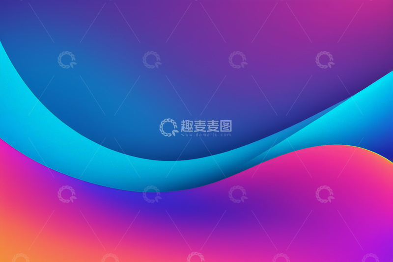 高清大图下载【趣麦麦图】渐变色彩抽象背景