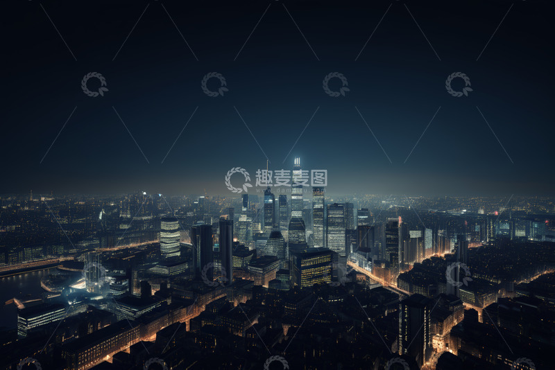 高清大图下载【趣麦麦图】蓝紫色渐变抽象背景