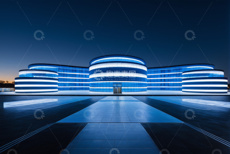 高清大图下载【趣麦麦图】彩虹色发光粒子背景